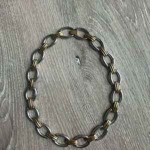 REVOLVE Gold and Silver Link Necklace
